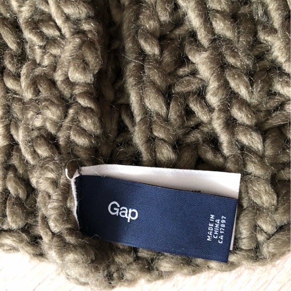 Gap Wool Blend Chunky Knit Snood in Brown - Picture 8 of 8
